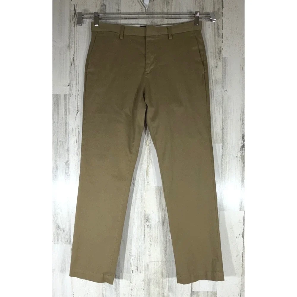 Banana Republic Rapid Movement Chino Pants 34x31 Khaki Tan Tailored Performance
